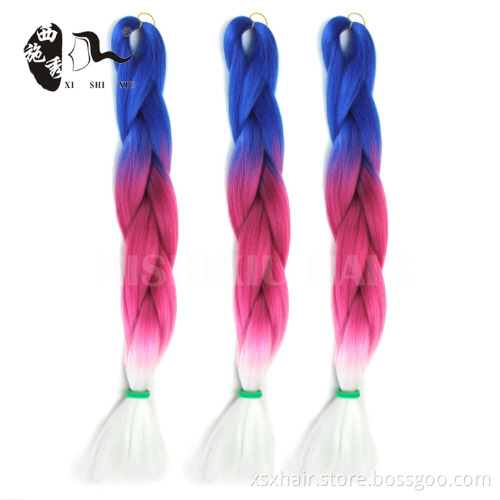 2016 hot selling yaki pony braiding hair synthetic afro twist braid for hair extension
